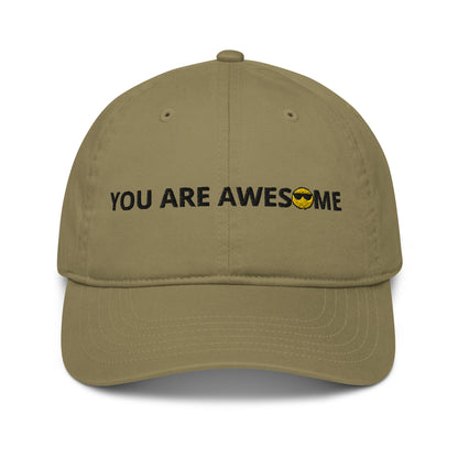 YOU ARE AWESOME ORAGANIC HAT 