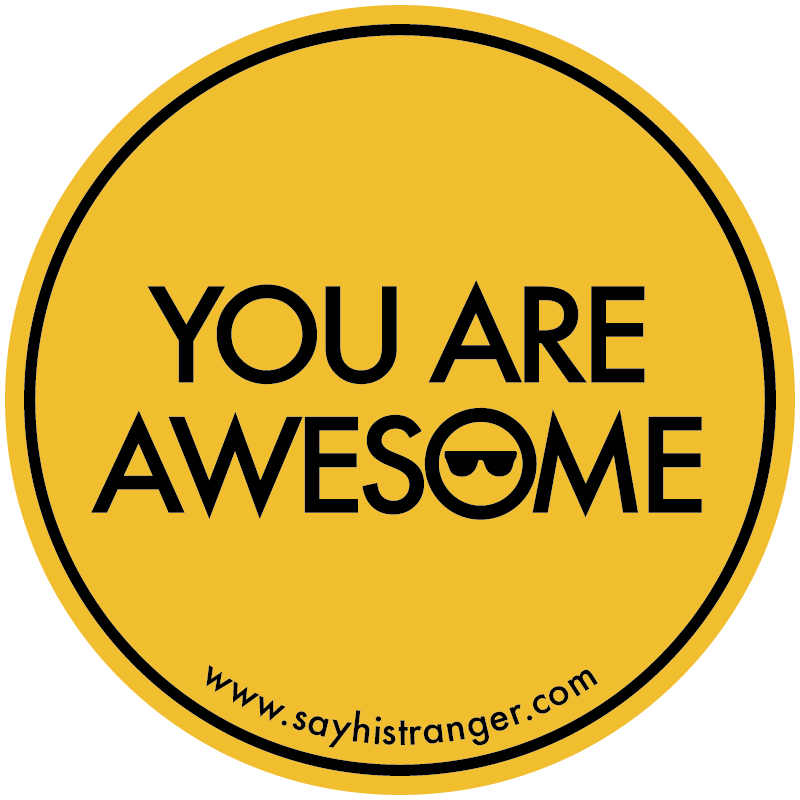 YOU ARE AWESOME PIN